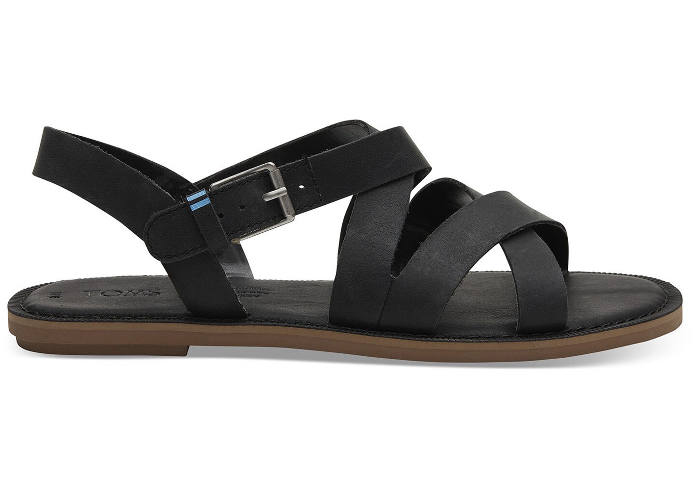 Toms Sicily Sandals Black - Womens - 05143-CTXB